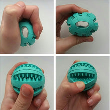 Load image into Gallery viewer, Rubber Ball With Food Holes - Shaggy Waggy Pets