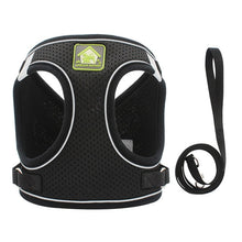 Load image into Gallery viewer, Padded Reflective Pet Harness With Leash - Shaggy Waggy Pets
