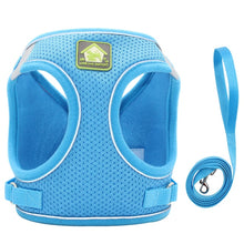 Load image into Gallery viewer, Padded Reflective Pet Harness With Leash - Shaggy Waggy Pets