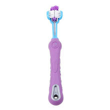 Load image into Gallery viewer, Three Sided Pet Toothbrush - Shaggy Waggy Pets