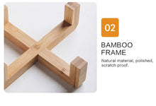 Load image into Gallery viewer, Premium Ceramic Bamboo Pet Bowl - Shaggy Waggy Pets