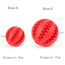 Load image into Gallery viewer, Rubber Ball With Food Holes - Shaggy Waggy Pets
