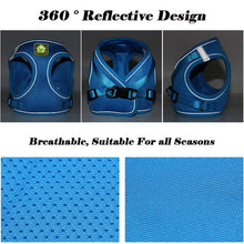 Load image into Gallery viewer, Padded Reflective Pet Harness With Leash - Shaggy Waggy Pets
