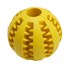 Load image into Gallery viewer, Rubber Ball With Food Holes - Shaggy Waggy Pets
