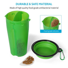 Load image into Gallery viewer, Collapsible Folding Bowl and Bottle Traveler - Shaggy Waggy Pets
