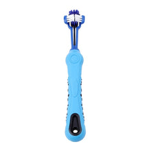 Load image into Gallery viewer, Three Sided Pet Toothbrush - Shaggy Waggy Pets
