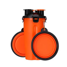 Load image into Gallery viewer, Collapsible Folding Bowl and Bottle Traveler - Shaggy Waggy Pets
