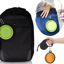 Load image into Gallery viewer, Collapsible Folding Bowl and Bottle Traveler - Shaggy Waggy Pets
